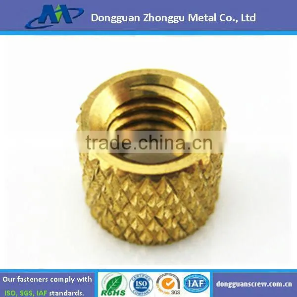OEM Professional manufacture knurled brass nut