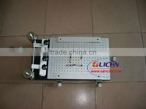 manual high precision screen printer SP30C use for pcb solder paste print/adjust through accuracy screen pole
