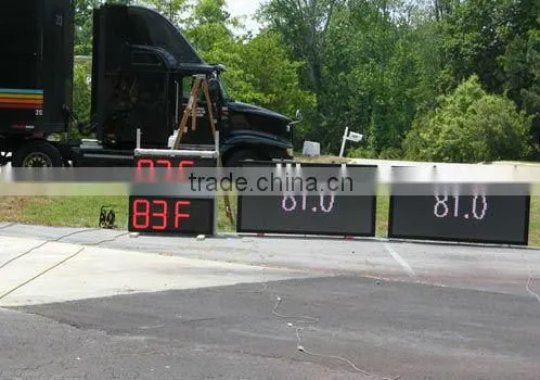 led digital clock & temperature display, wireless LED displays & digital clocks with GPS function,custom size led digital clock