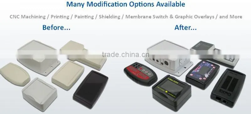 Electronic chassis desktop large plastic shell