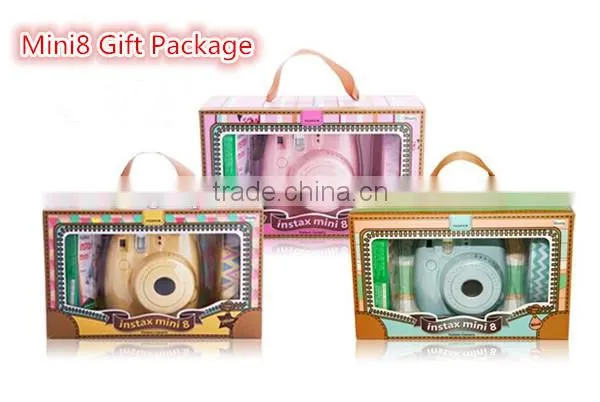 2015 Newest Fujifilm Instax Mini 8 Instant Film Camera , Gift Package Fuji Instax