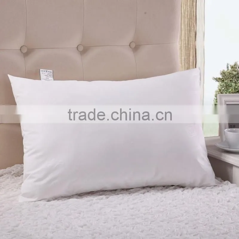 Cheap White 100% Polyester Fiber Filling Pillow For Hotel And Hospital