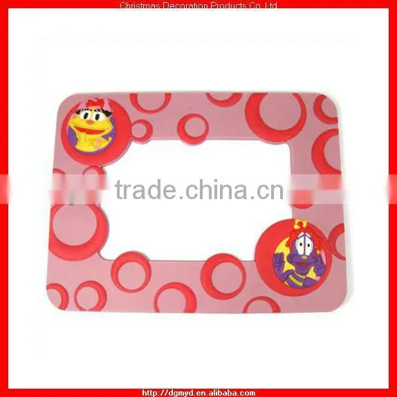 Cake shape 3D soft PVC photo frame for Best Friends (MYD-PF1548)