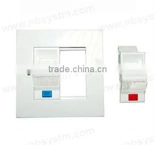 Adapter for UK type Faceplate 1 Port