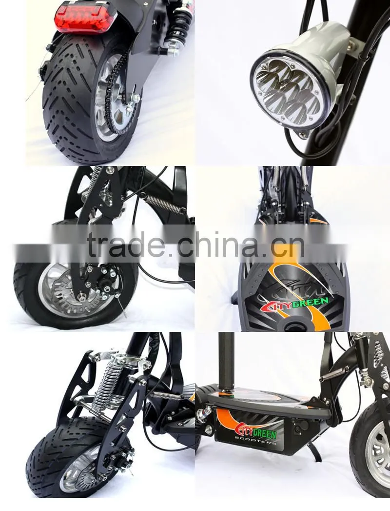 14" big weehl e scooter 1000watt brush motor folding scooter