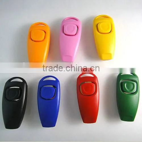 Plastic whistle dog clicker,dog training product