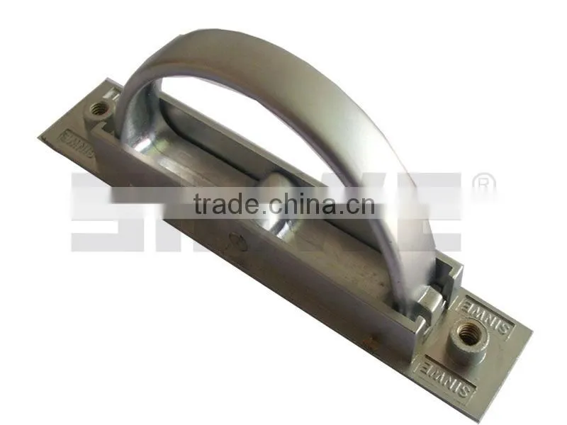 Semi-circle shaped metal door handle for cabinet