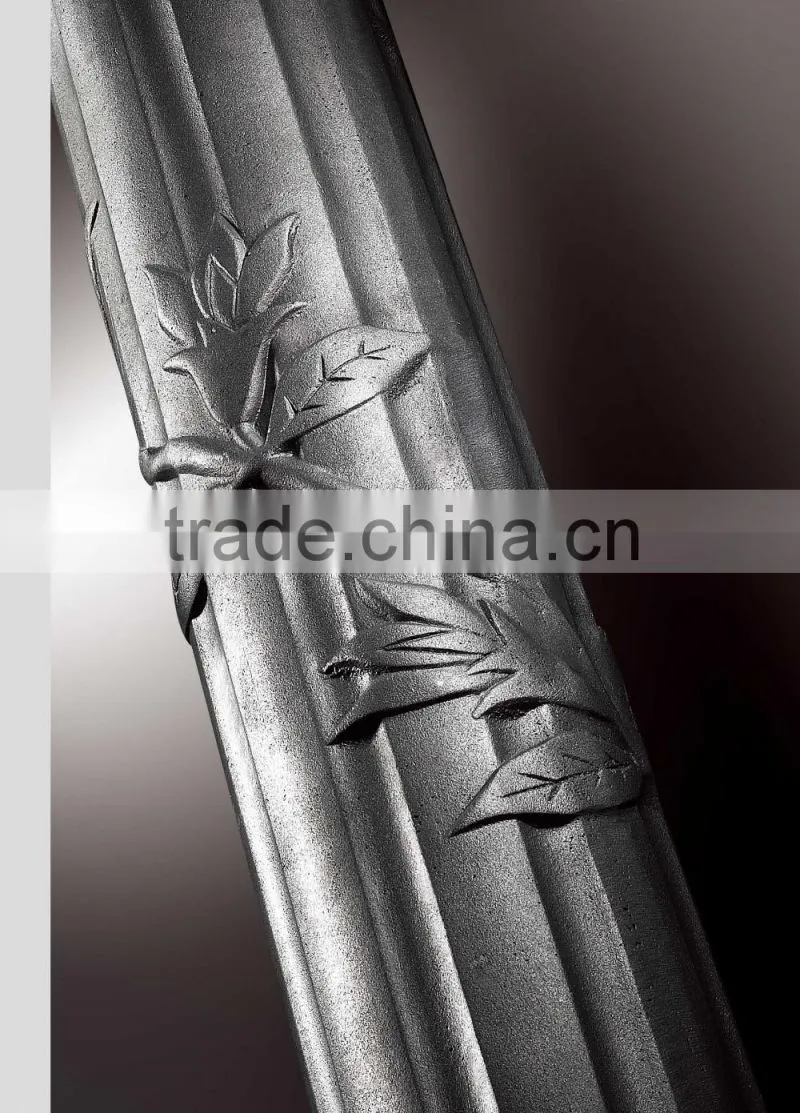 B003-1 Outdoor Square Light Decorative Aluminum Material Street Lamp Pole
