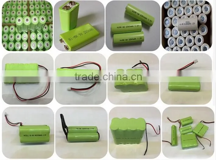 wholesale price ni-mh AA 600mah Rechargeable 3.6V Battery Pack