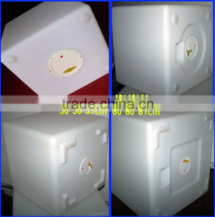 Magic LED Cube, LED sitting cubes, LED waterproof pool cube for party