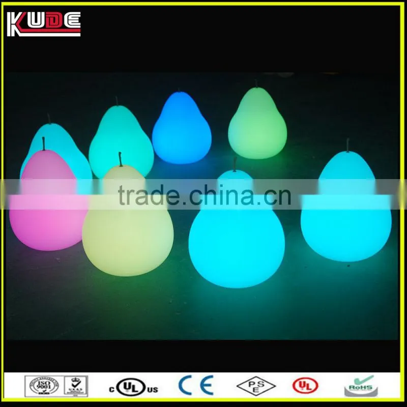 china manufactured small led peach for home christmas day decorations