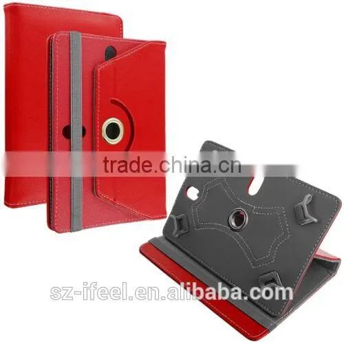 7 8 9 10.1 inch Universal Tablet Case Cover,360 Degrees Rotating Leather Flip Stand Universal