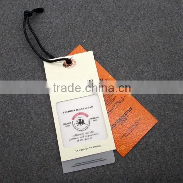 Various Layers of Materials Paper Hang Tag