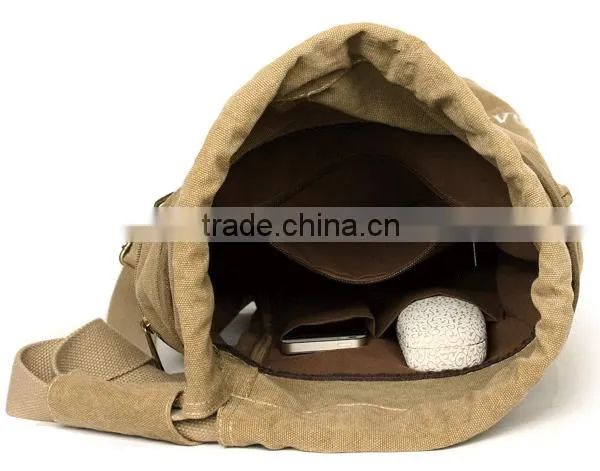 Canvas Drawstring Backpack