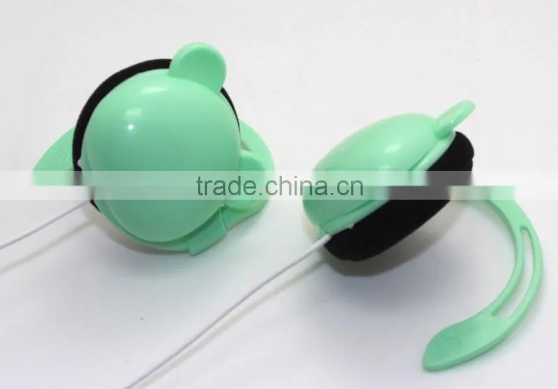 cute ear hook wired earphone headphone headband earphone for kids