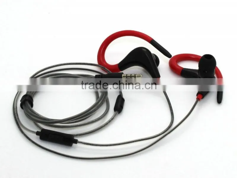 2015 Most comfortable sport earhook earphone