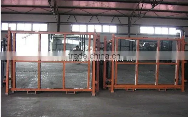 silver mirror with bevelled edge