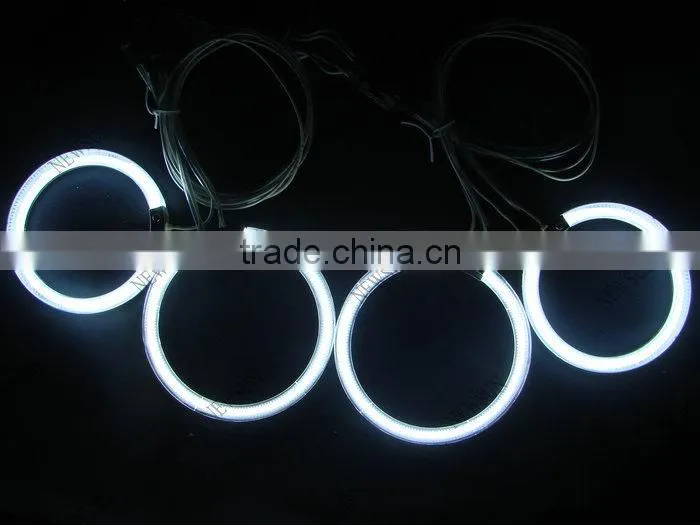 CCFL angel eyes ring 105mm& 95mm full circle halo ring bulbs 9-16V DC car head lamp for Mondeo RS
