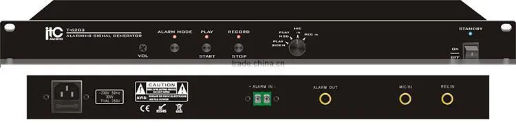 Fire Alarm broadcast voice message voice alarm panel