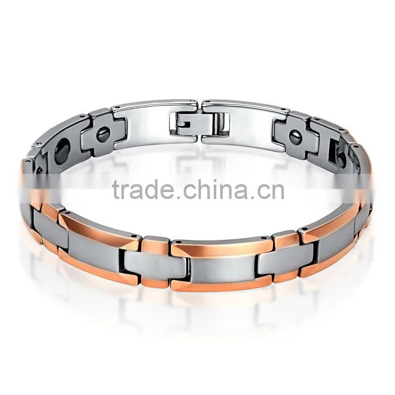 High Quality Primary Color Diamond Tungsten mens bracelet models