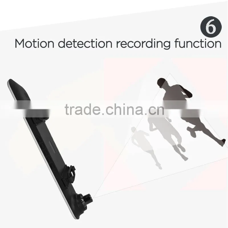 HD GPS tracking with three cameras car rearview camera