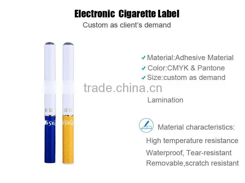 High Quality Cheap Private Sticker Label Printing For Electronic Cigarette