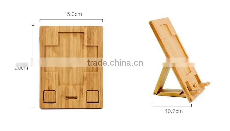 Custom Made Bamboo Products for Ipad Bamboo Stand and Wood Phone Stand for Iphone