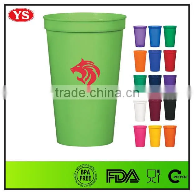 22 oz single wall bpa free thermos plastic cup