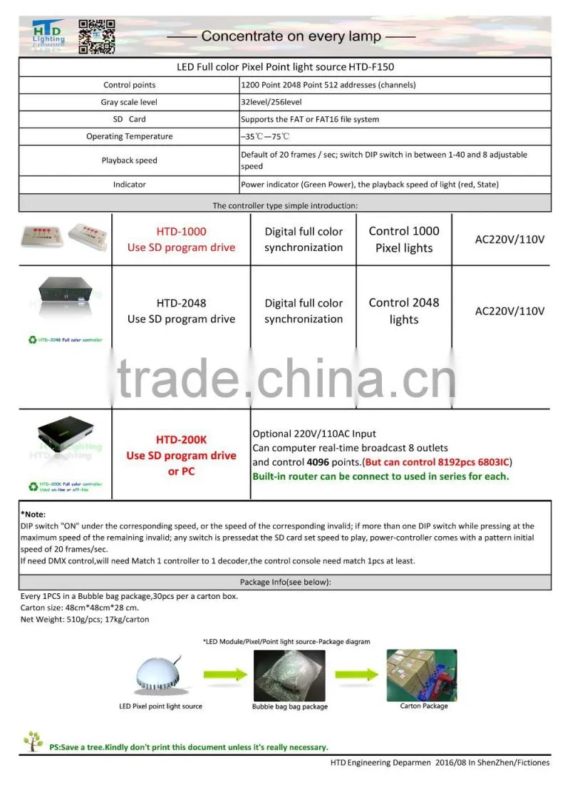 big cutout 100 120 diameter led pixel point light waterproof ip66