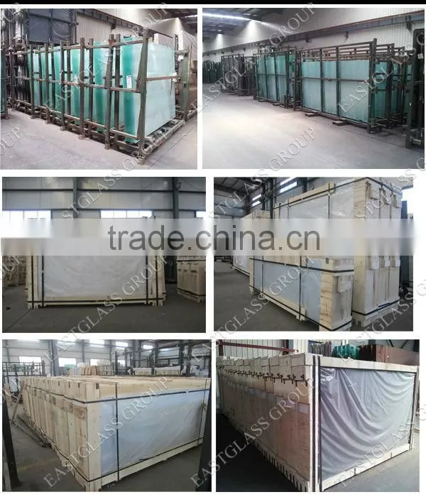 Clear/Colored Laminated Glass with PVB interlayer