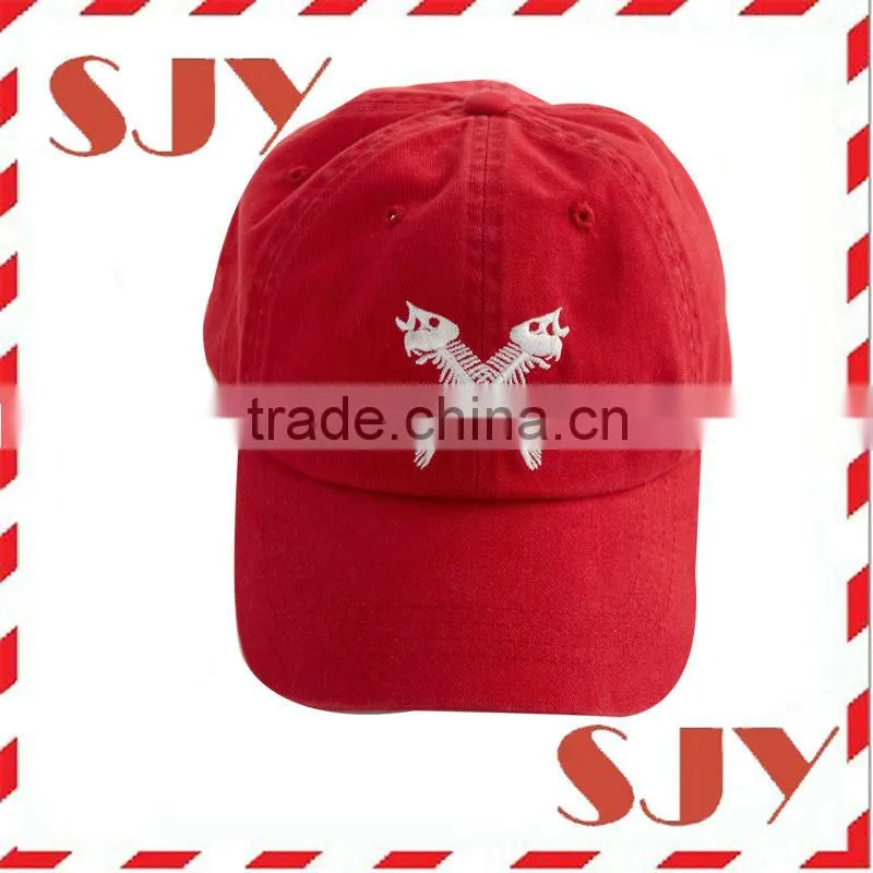 Cheap custom 6 panel baseball distressed cap