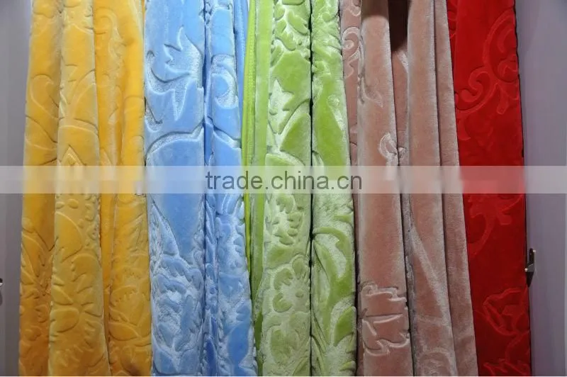 african fabrics 100% polyester fleece blanket