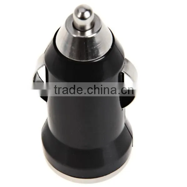 5V Auto Mini Bullet-shape Design Single USB Port Car Charger adapter