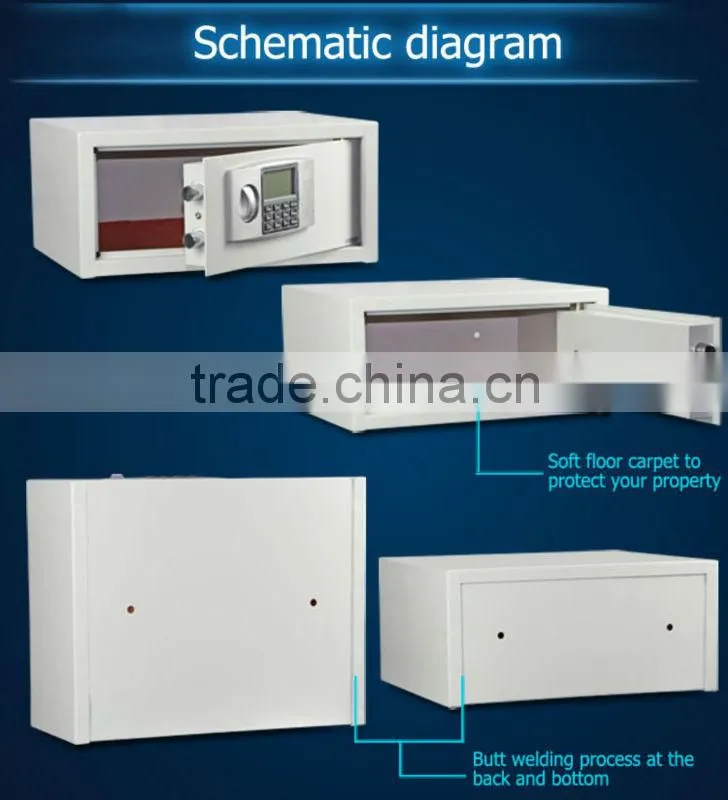 Economic LCD digital safe for home hotel with high quality