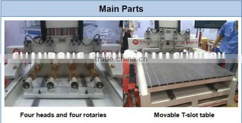 2016 hot sale fast speed high precision Cheap price 3.5KW spindle 3d cnc wood carving machine