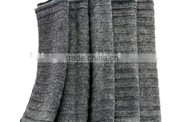 pure cashmere cardigan stitch knitted scarfs for men