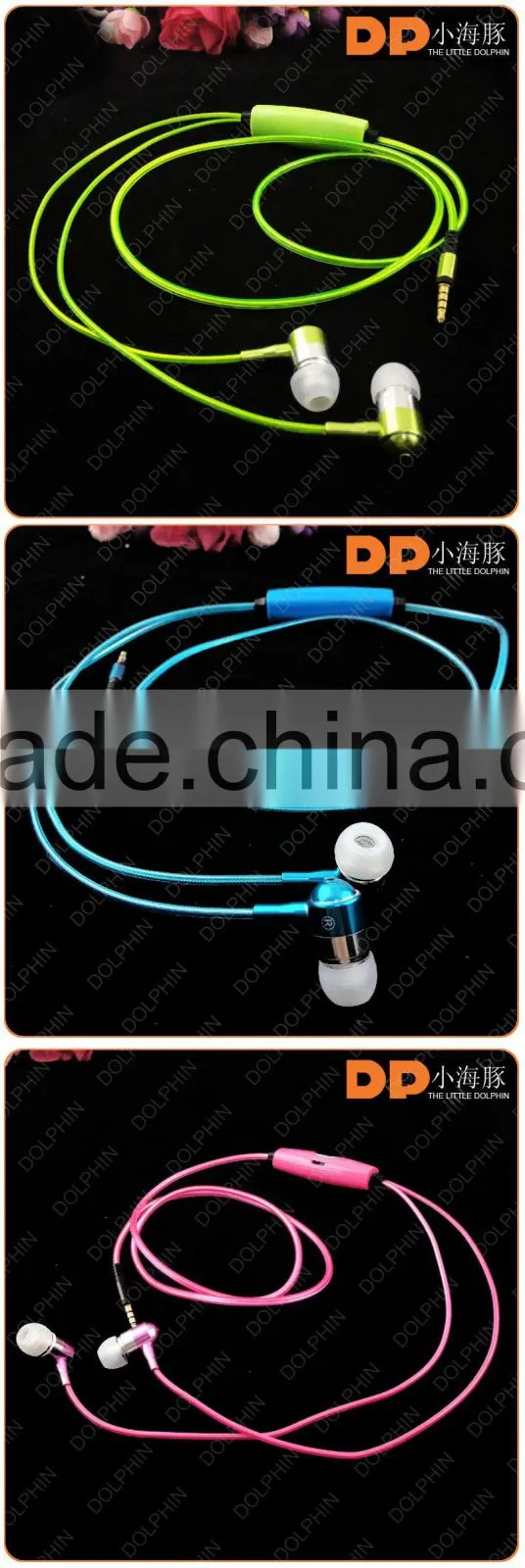 gardgets illuminated glowing headphones light up EL wire earphones with mic