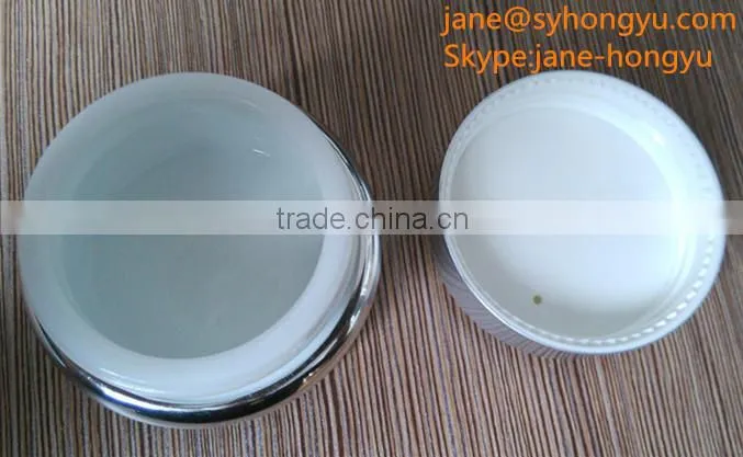 Empty Lid Aluminum Glass for Cosmetic Face Cream sealable Jar Pot Jars