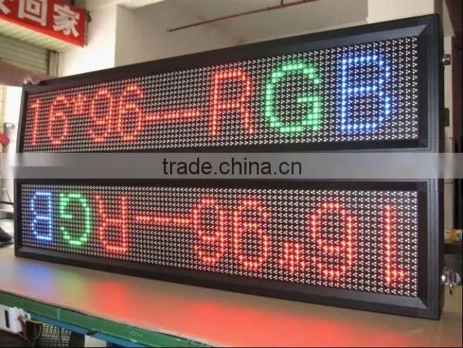 P10 indoor 4"x26" Led Running Message Display Board