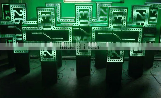 wholesale alibaba china programmable two sides 80cm outdoor 2014 green led sign edit software