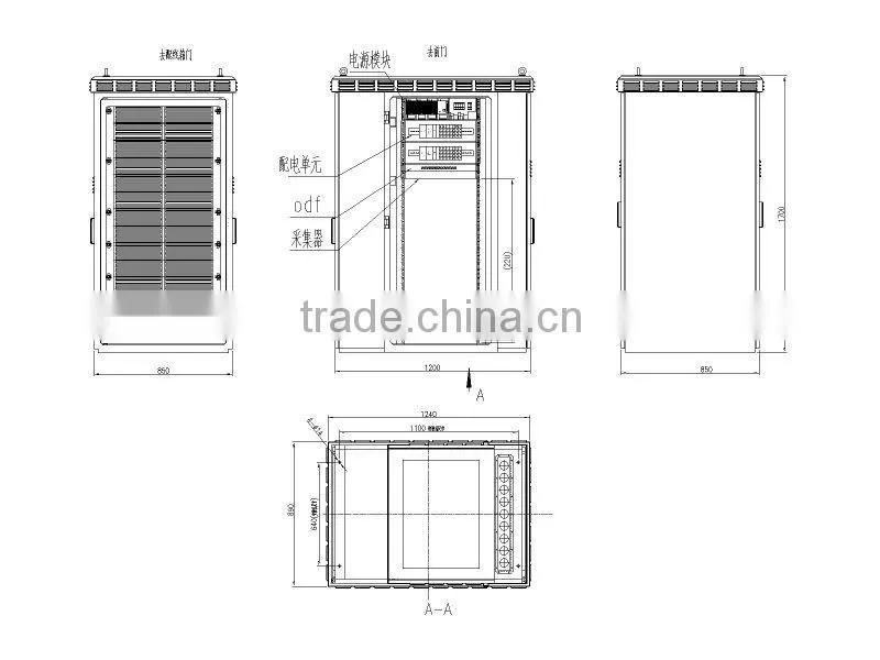 W_TEL outdoor power telecom electric cabinet