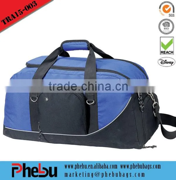 Wholesale polyester casual sports travel bag