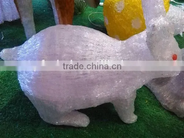 3D ABS led christmas reindeer motif light
