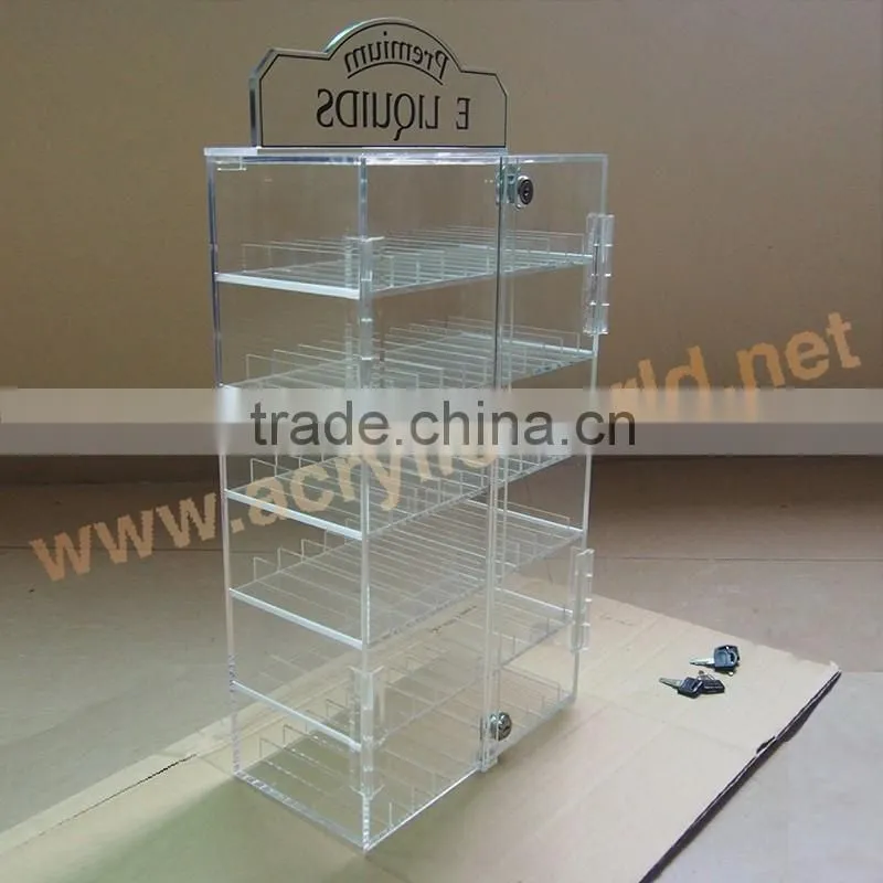 Electronic Cigs Display Case / E-LIQUID Vape display stand