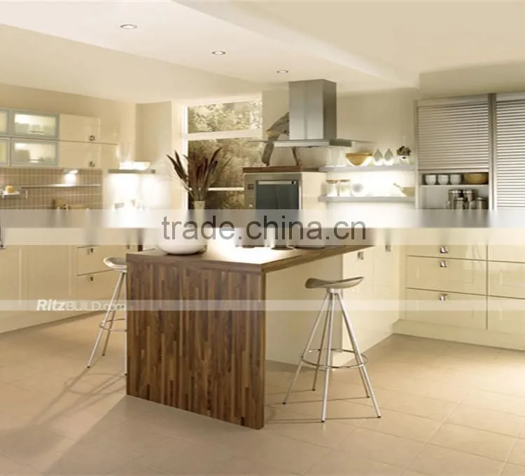 New modular kitchen cabinet with kitchen cabinet pvc countertop sink