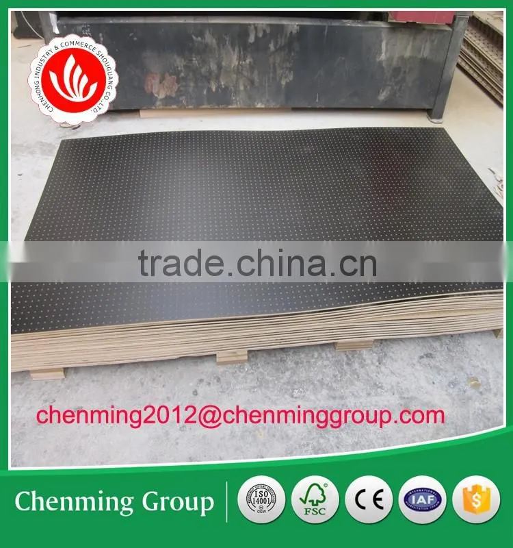6mm High density melamine mdf pegboard for display
