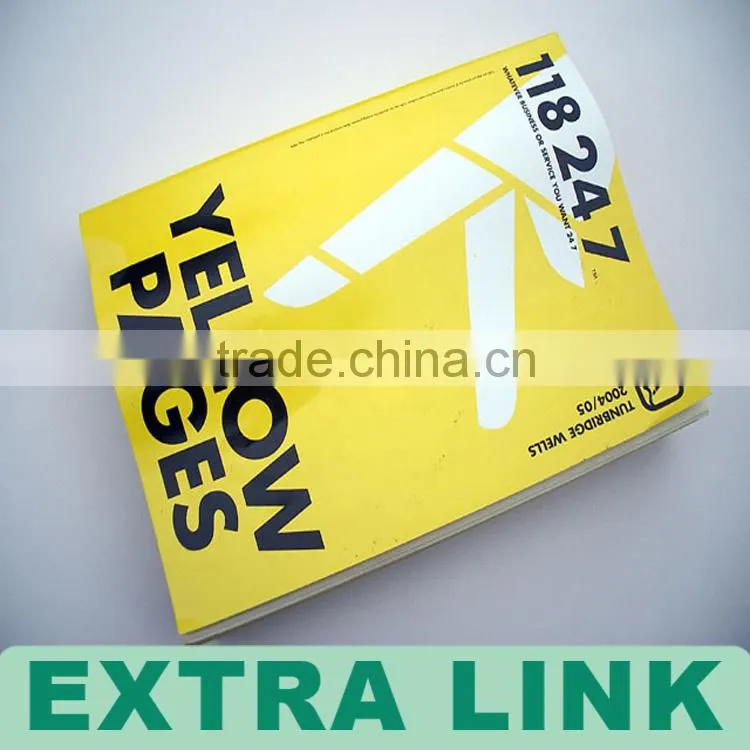 Soft Cover Yellow Pages Book Brochure Printing