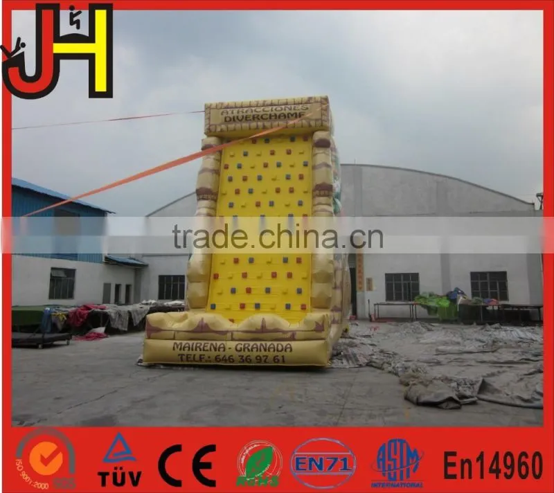 Inflatable kids rock climbing wall, cheap inflatable climbing wall, adventure climbing games
