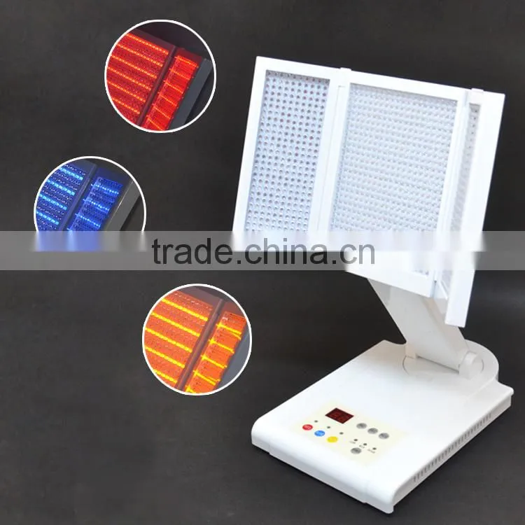 best 3 color yellow blue led red light therapy machine for homeuse
