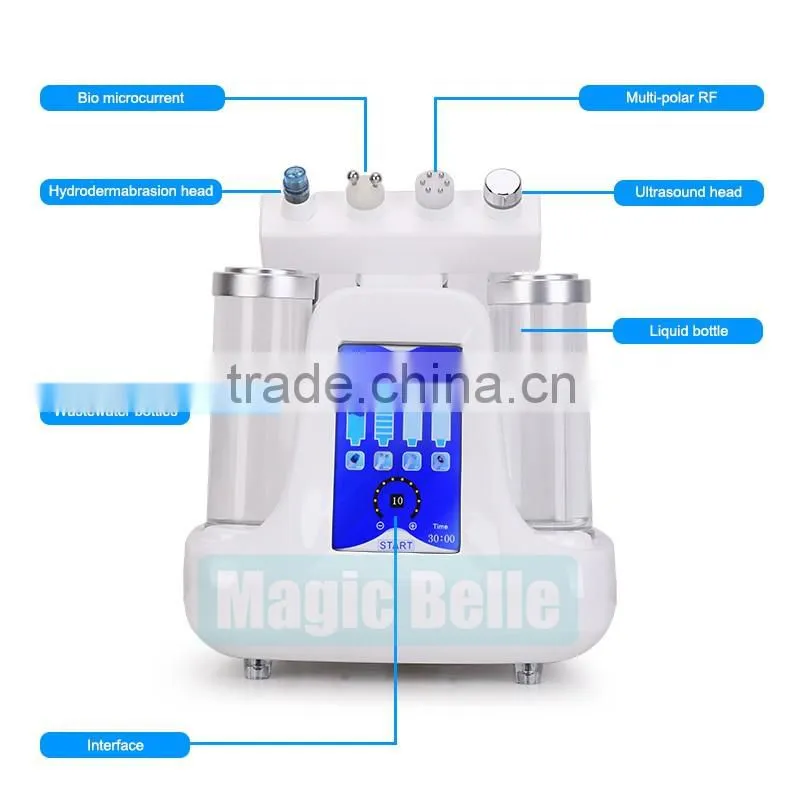 The factory price portable hydrotherapy machine face washing massage Hydro dermabrasion for salon use